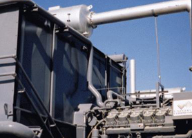 Catalytic Industrial Muffler for Gas Compressor Site